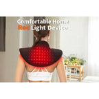 Aurevia NeckRelief Pro comfortable red light device with red and near-infrared wrap for neck and shoulders