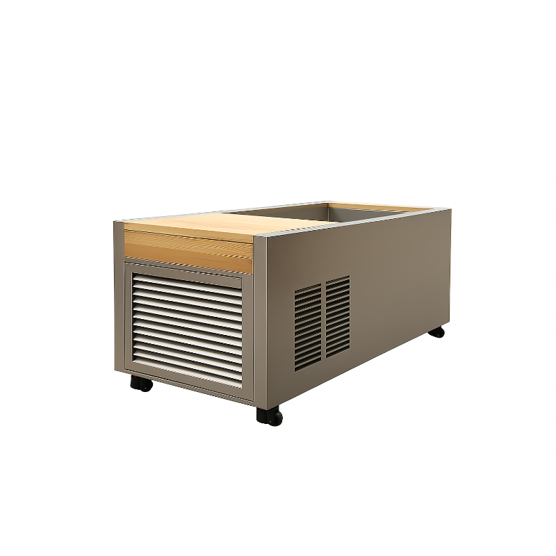 Frostline Atlas Pro Cold Plunge Ice Bath by Recovery & Wellness HQ with sleek design and stainless steel construction.