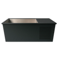 PolarEdge Monolith X integrated ice bath for cold plunges, featuring a sleek white design and durable construction by Recovery & Wellness HQ.